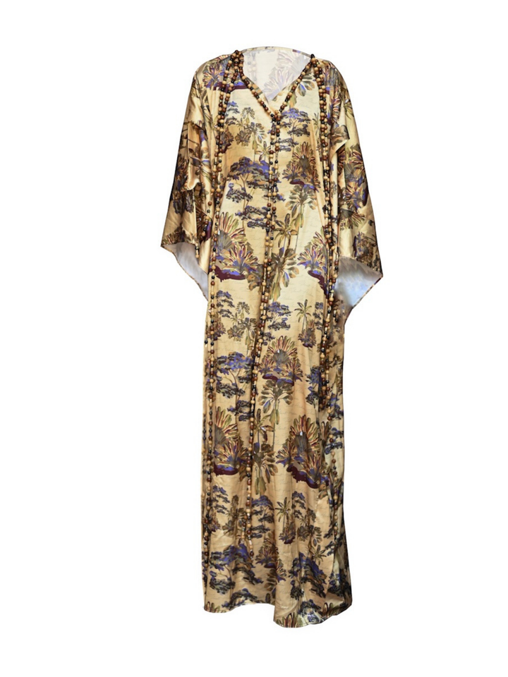 AYOLA KAFTAN - MUSTARD