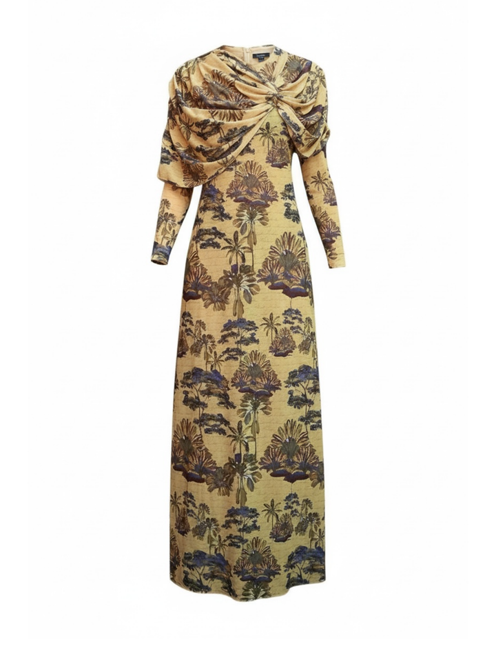ASHA DRESS - MUSTARD