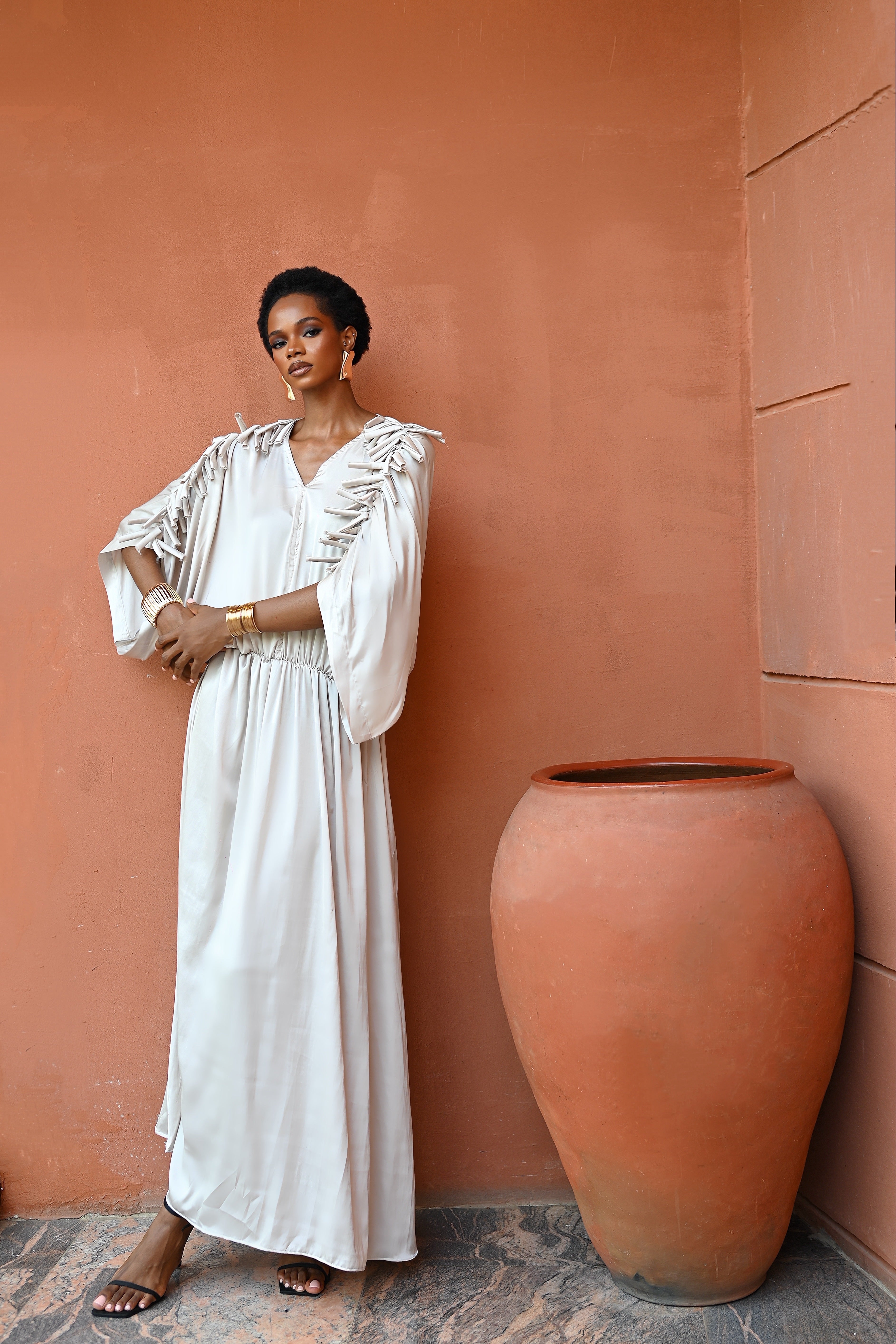 AMELIE DRESS - OFF WHITE