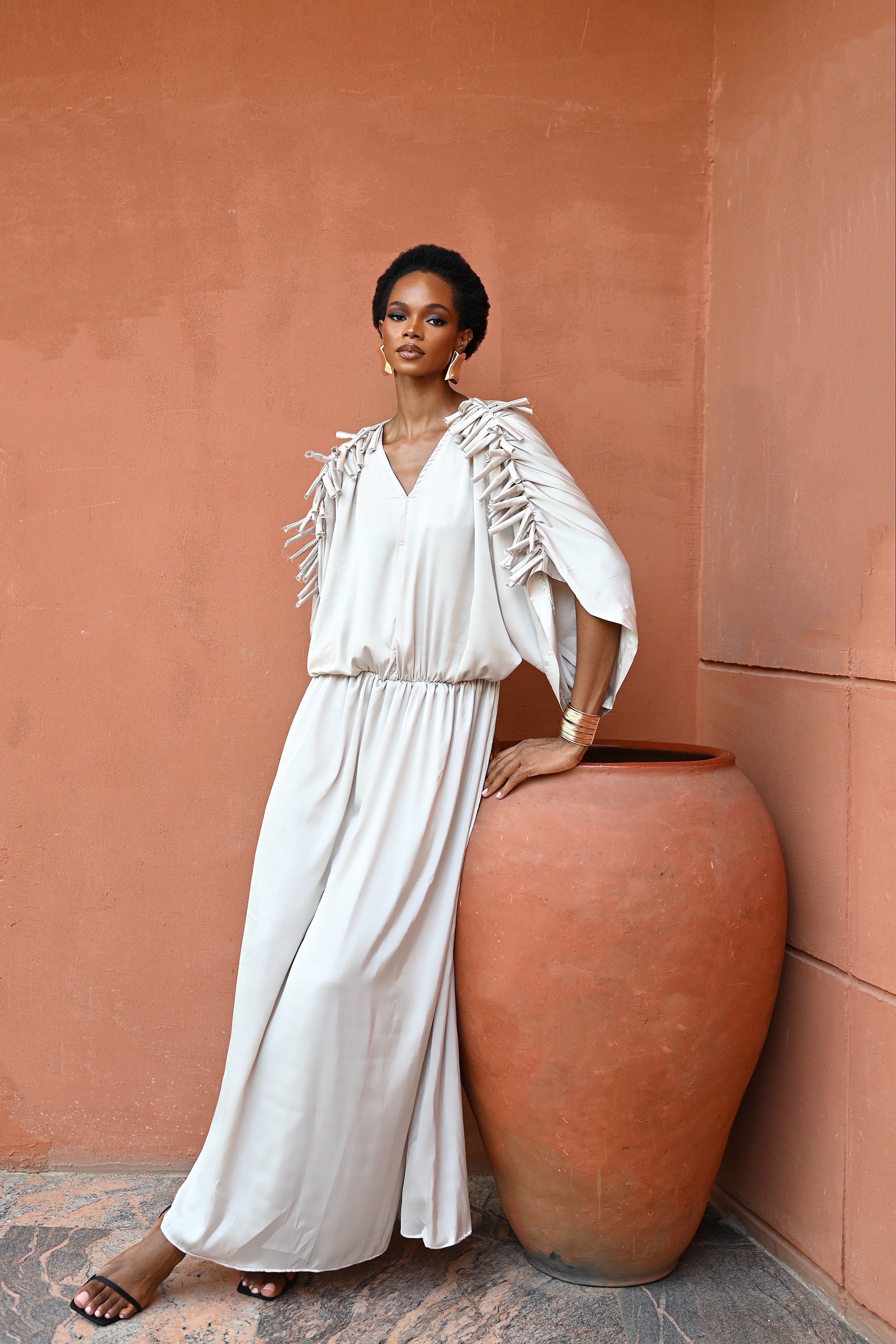 AMELIE DRESS - OFF WHITE