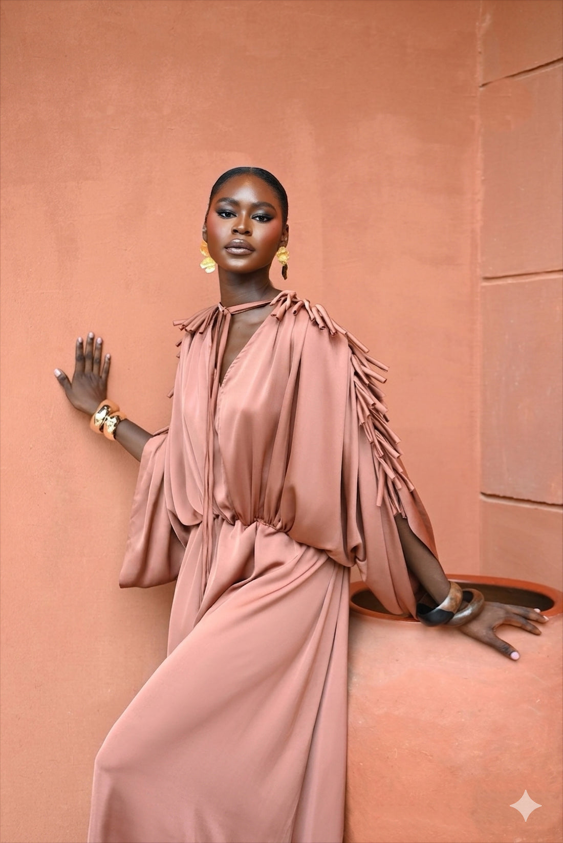 AMELIE DRESS - TERRACOTTA