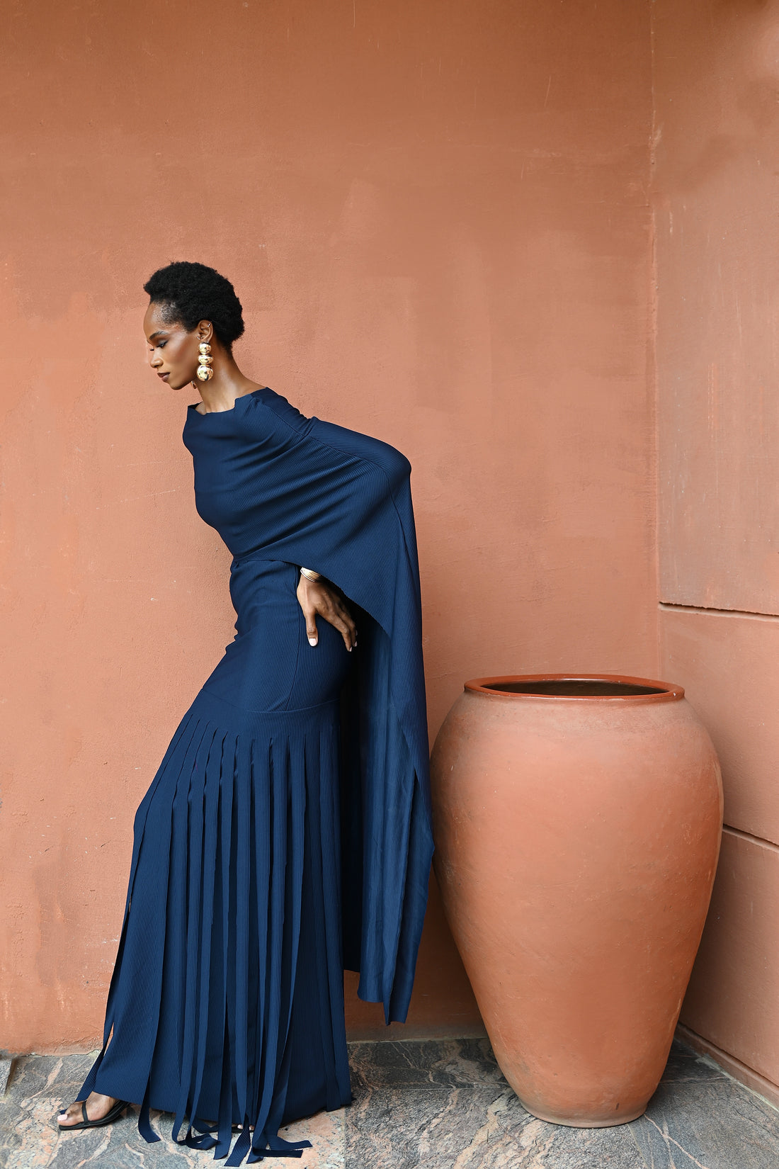 AYLA CAPE - NAVY