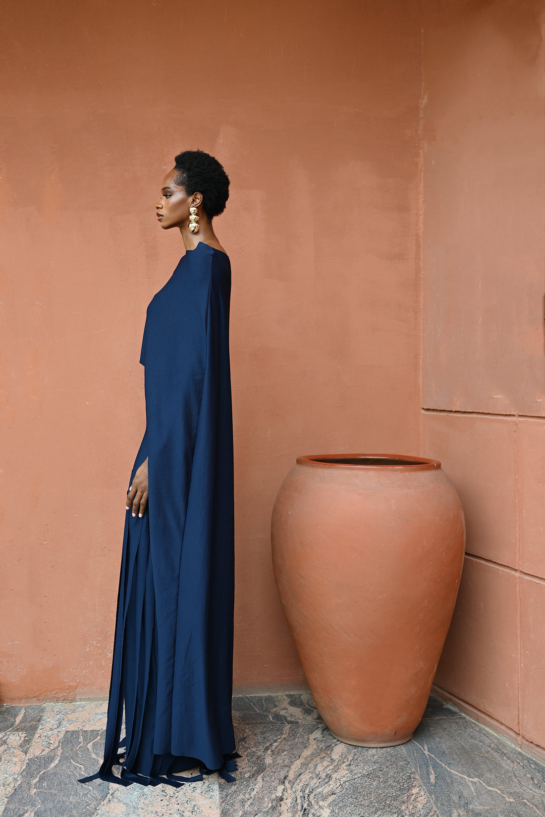 AYLA CAPE - NAVY