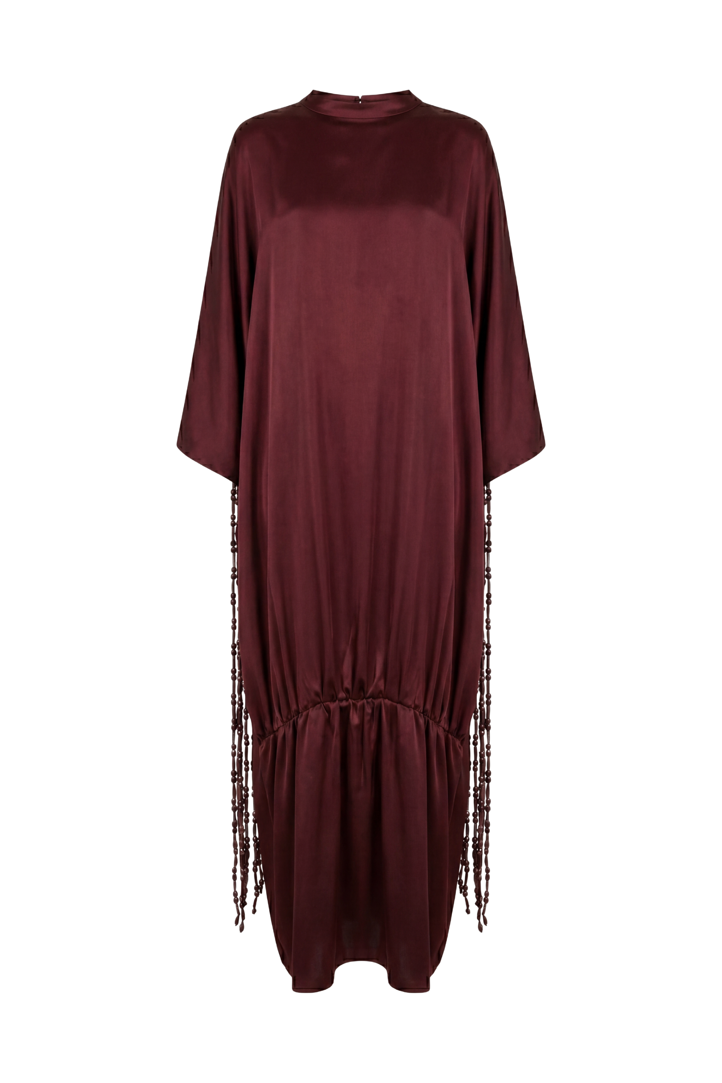 CAMILLE DRESS - BURGUNDY
