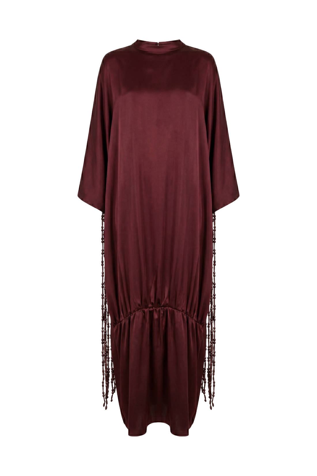 CAMILLE DRESS - BURGUNDY