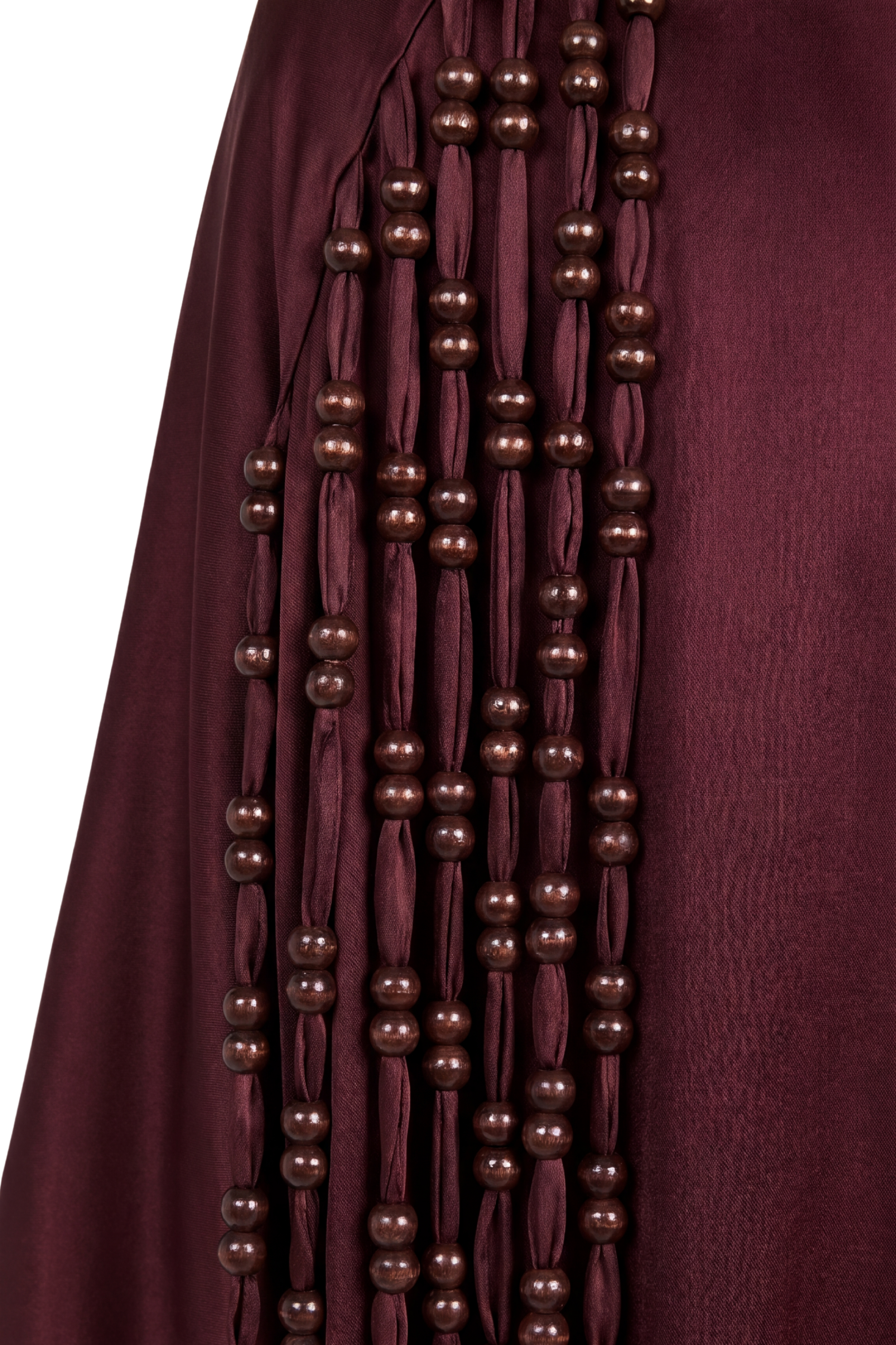 CAMILLE DRESS - BURGUNDY