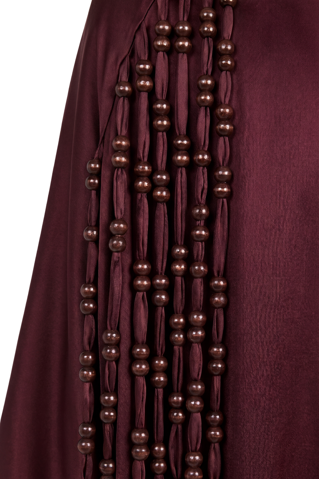 CAMILLE DRESS - BURGUNDY