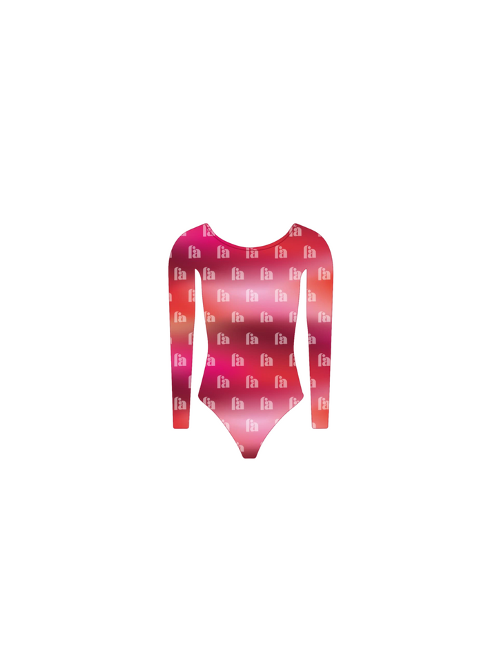 ODI MONOGRAM BODY SUIT - LONG SLEEVE
