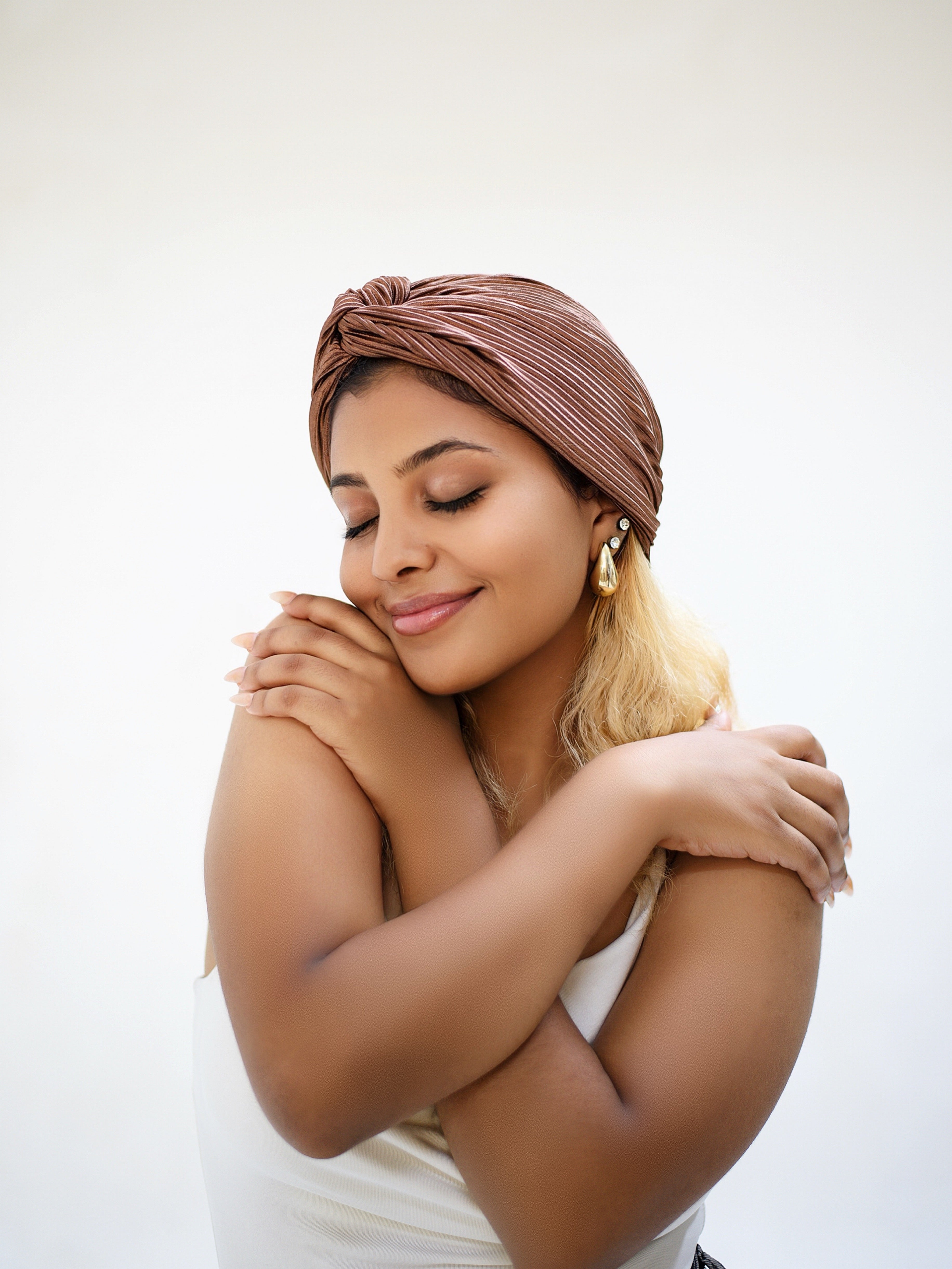 FRAPPE 2-IN-1 TURBAN HEADBAND