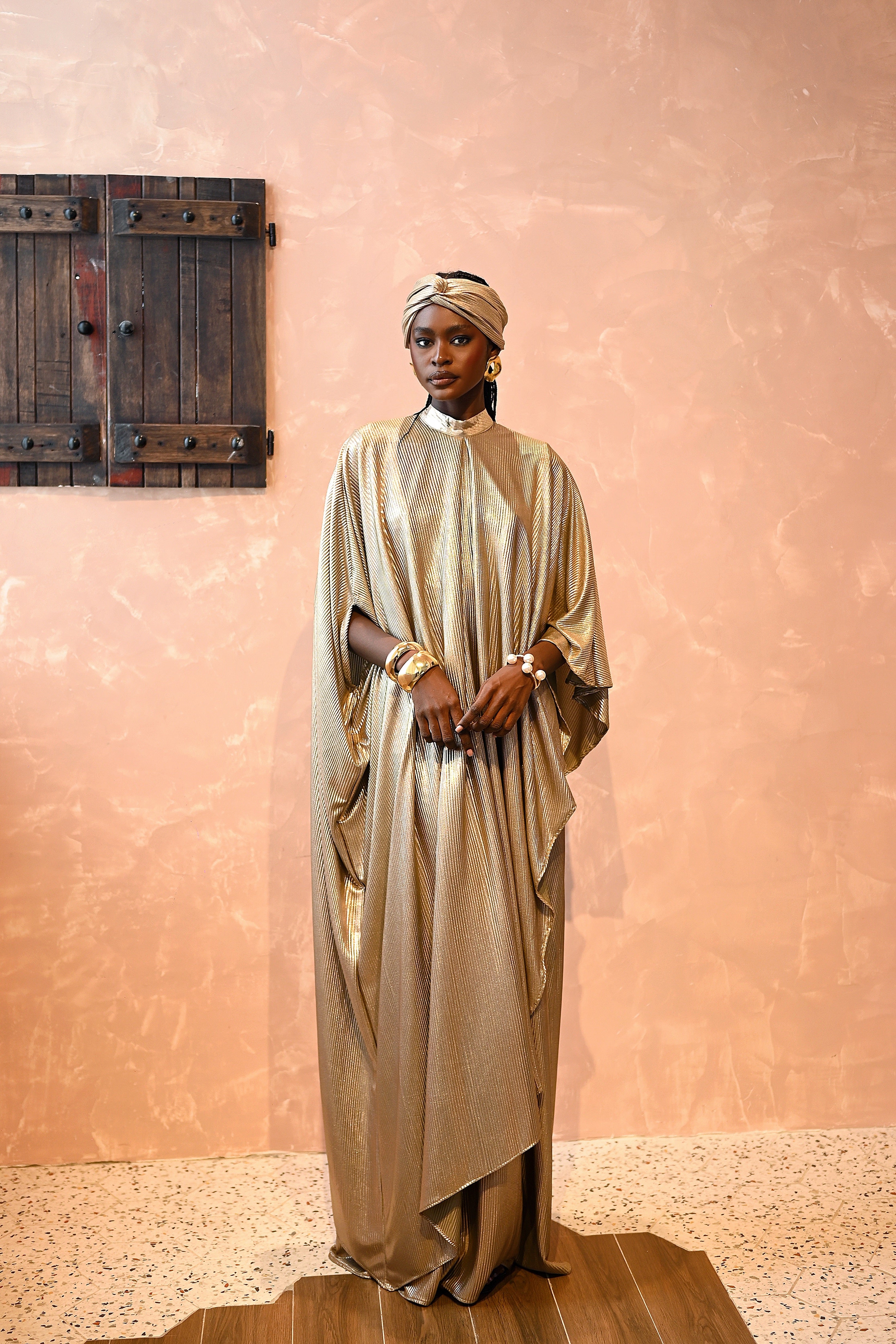 ALYSSA DRESS - LIQUID GOLD LIMITED EDITION