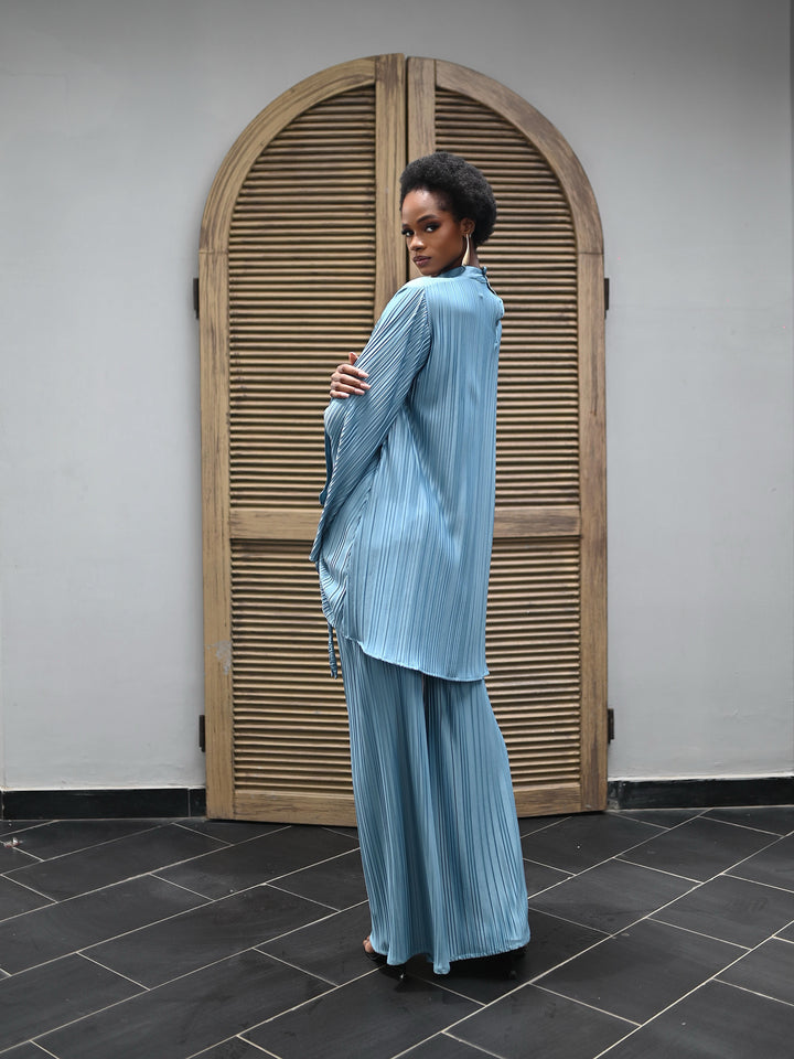 LIYA PLEAT TWO PIECE - TEAL