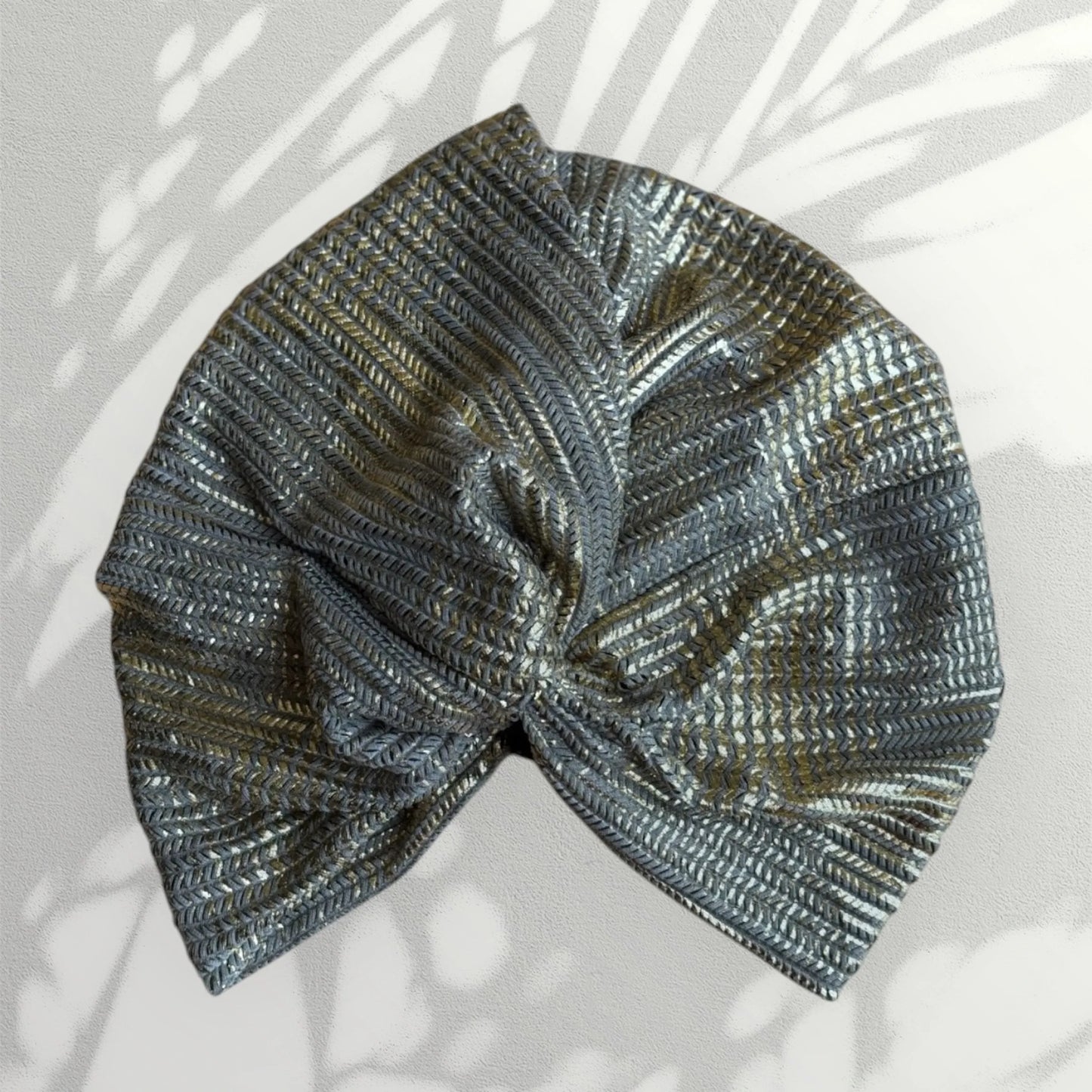 METALLIC SUMMER TURBAN