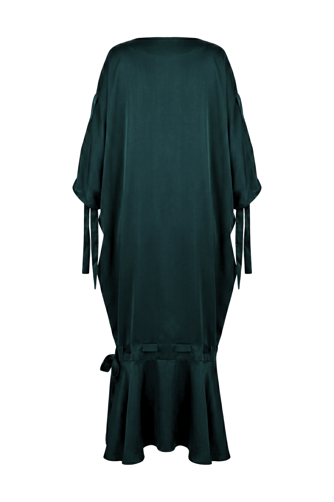 SOLENE DRESS - FOREST GREEN