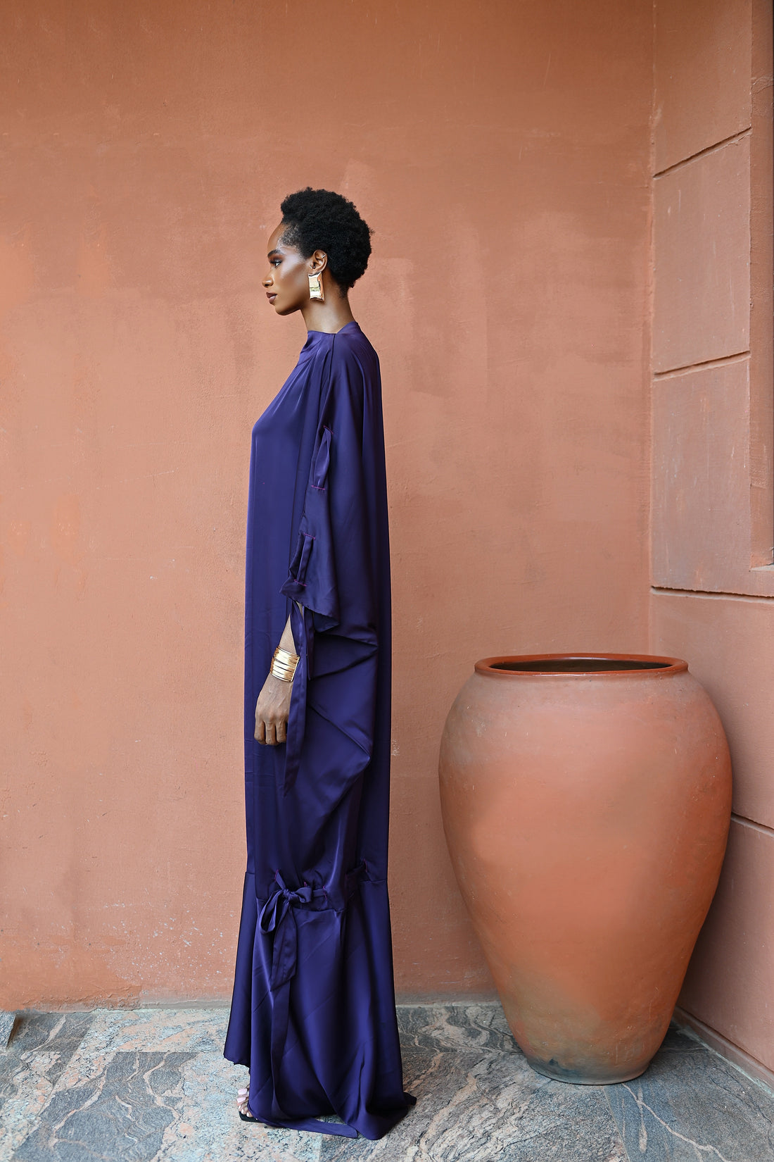 SOLENE DRESS - PURPLE