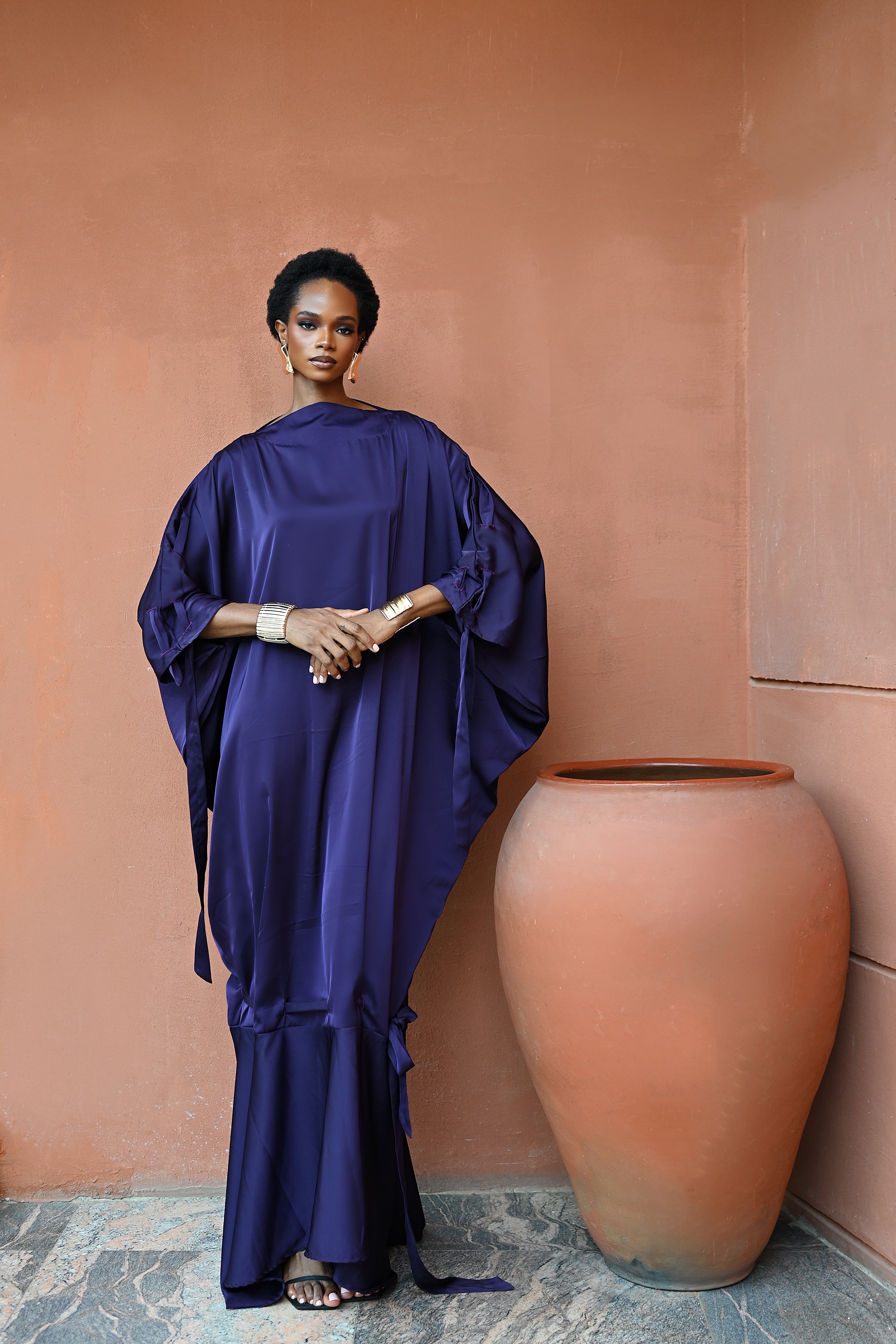 SOLENE DRESS - PURPLE