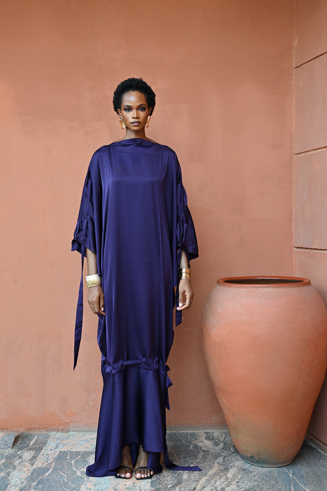 SOLENE DRESS - PURPLE